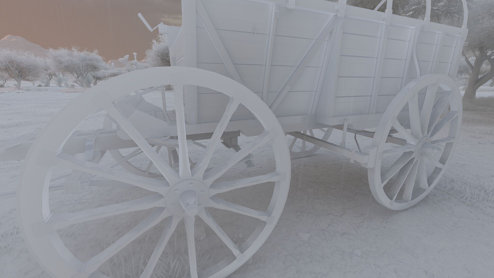 Light army field wagon 3D model_31