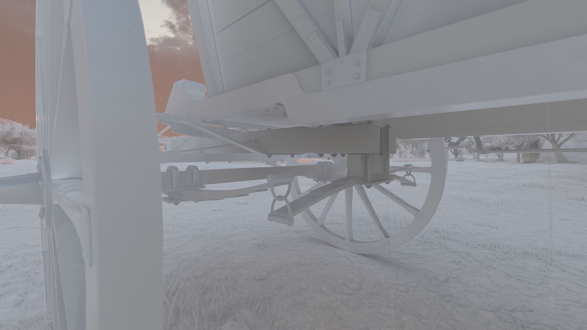 Light army field wagon 3D model_33