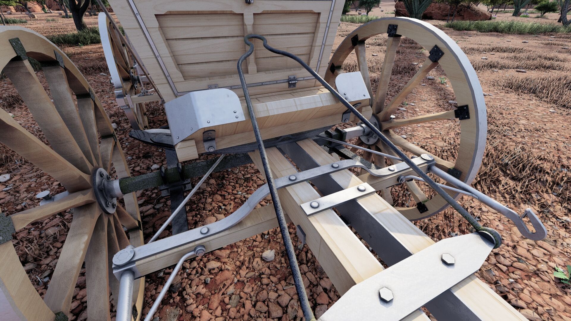 Light army field wagon 3D model_12