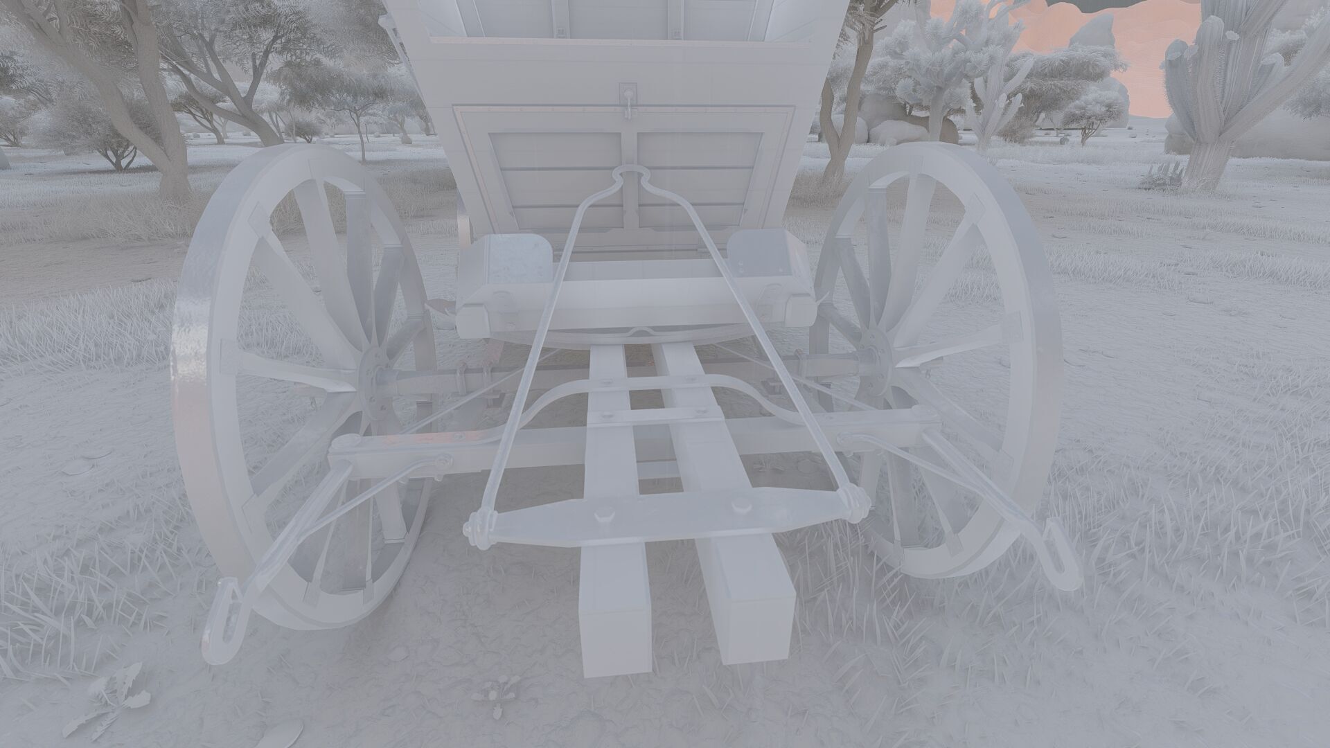 Light army field wagon 3D model_30