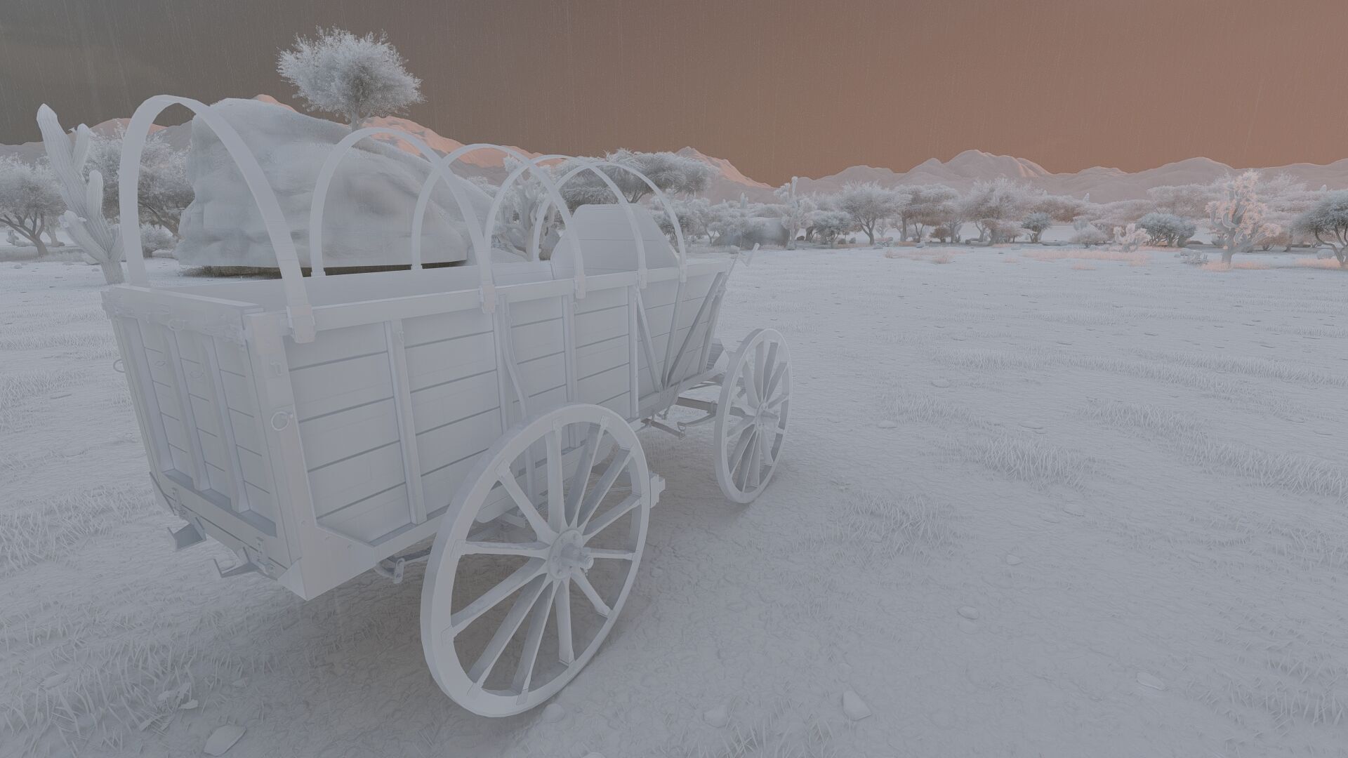 Light army field wagon 3D model_28