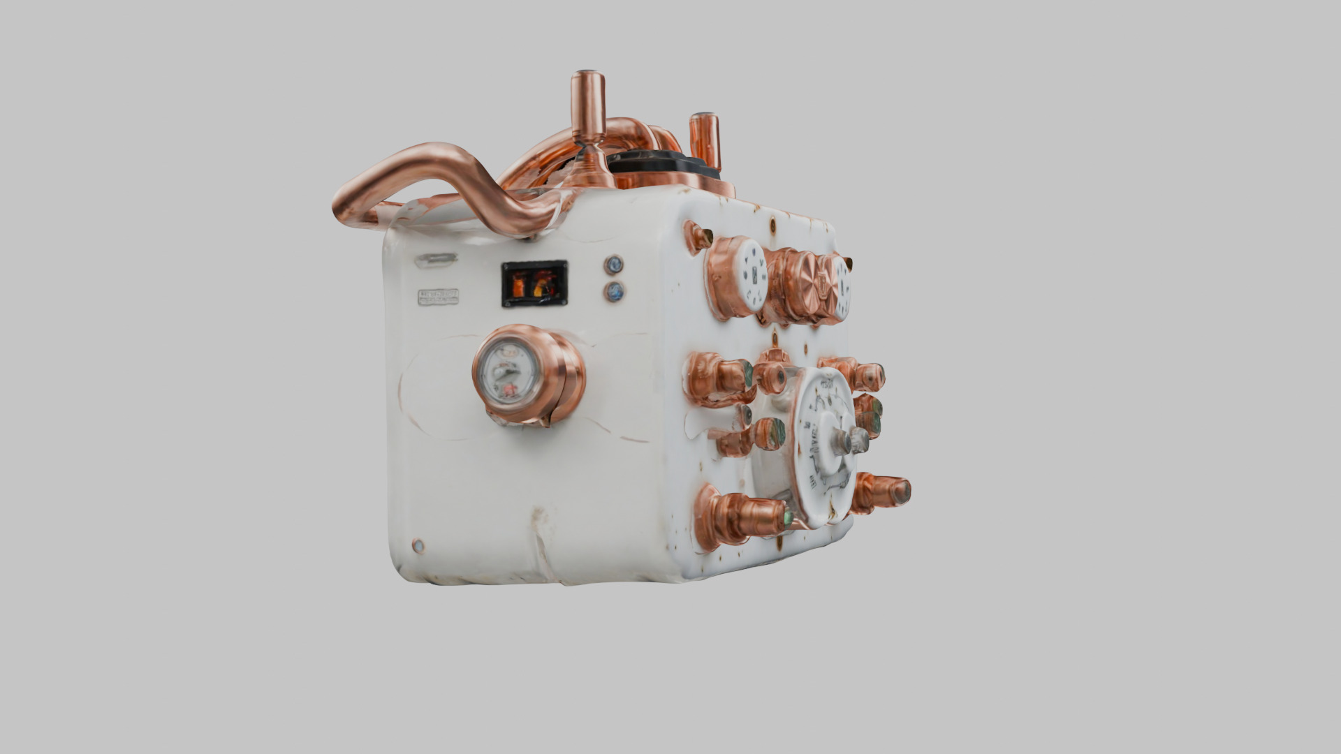 Sci-Fi Military Crate Low-poly 3D model_9