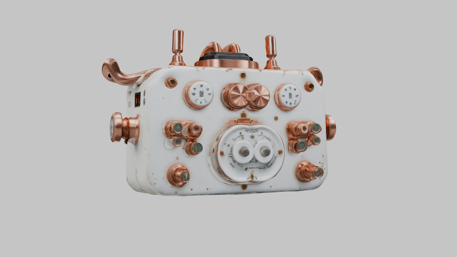 Sci-Fi Military Crate Low-poly 3D model_7