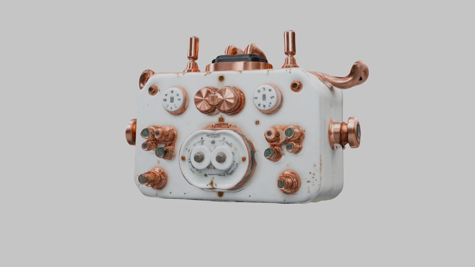 Sci-Fi Military Crate Low-poly 3D model_6