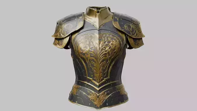 Medieval Armor Fantasy Knight Chestplate