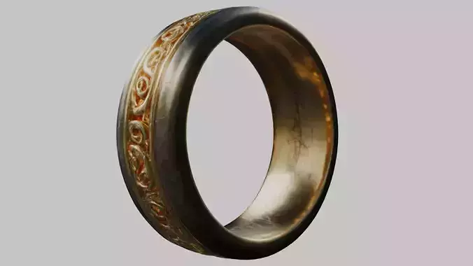 Elegant Ring 3D Model