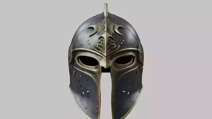 Fantasy Gothic Medieval Helm Armor