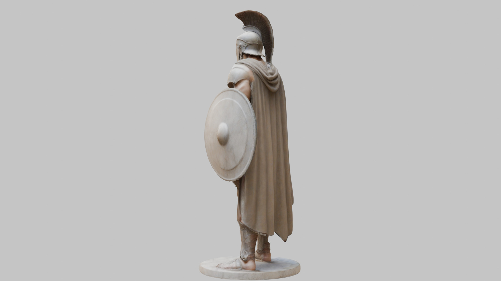 Roman Spartan Warrior Digital Art 3D Model Low-poly 3D model_2