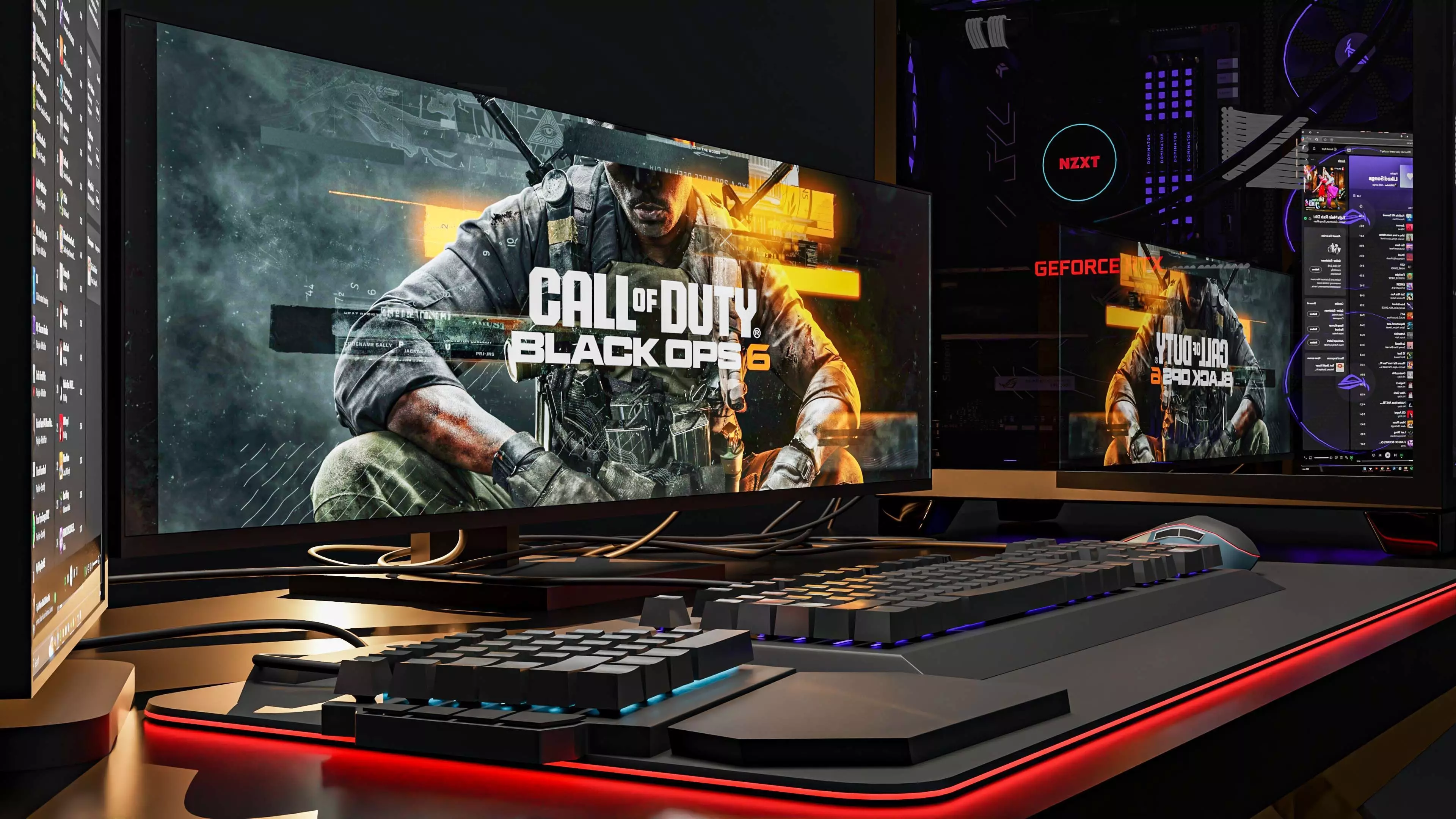 Gaming PC 3D model Low-poly 3D model_0