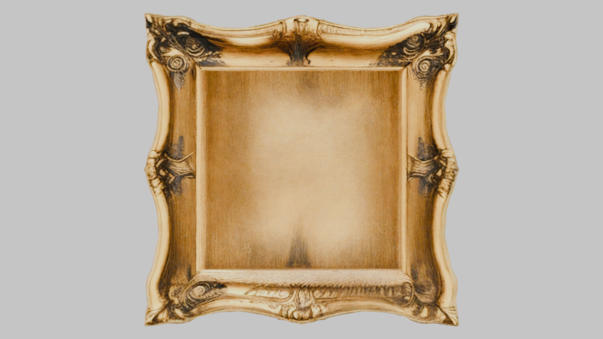 Ornate Fruit Crown Frame 3D Model Low-poly 3D model_15