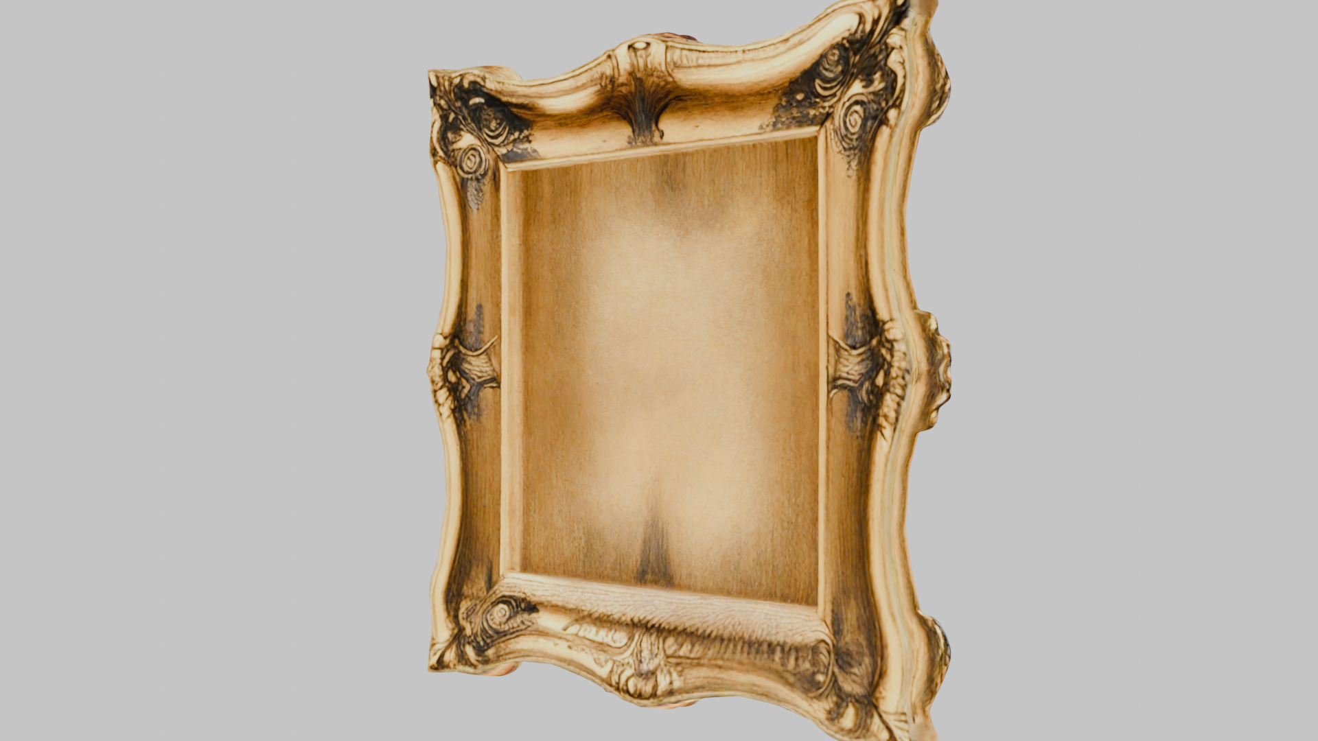 Ornate Fruit Crown Frame 3D Model Low-poly 3D model_13