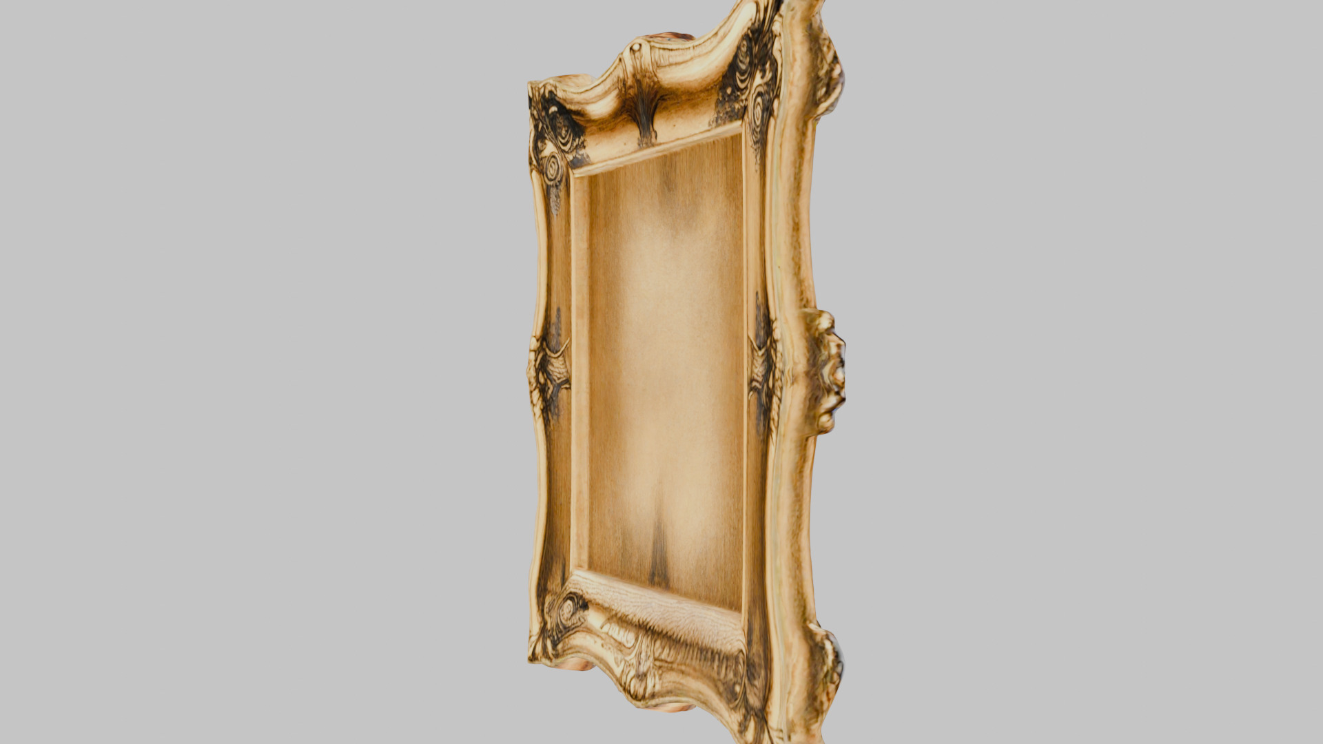 Ornate Fruit Crown Frame 3D Model Low-poly 3D model_12