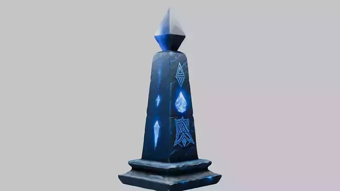 Fantasy Monolith Stylized Lowpoly