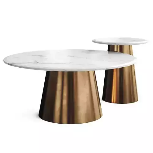 Kira Living AXEL Gilded Opulence Coffee Table