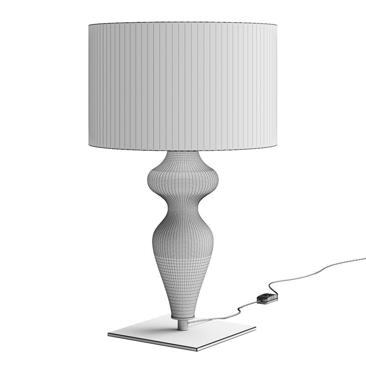 Baxter Holly Table Lamp 3D model_2