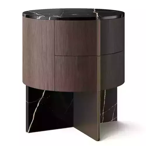 Zanaboni Adam Bedside Nightstand Table