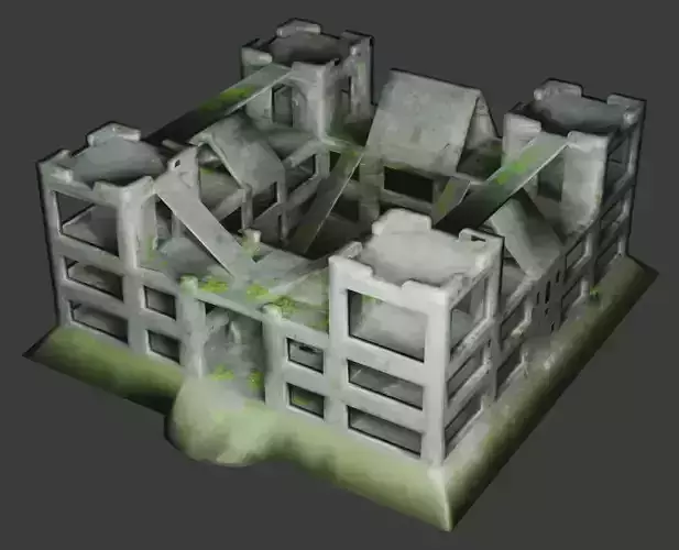 Halo Cartographer - Castle for Video Game Map or Movie