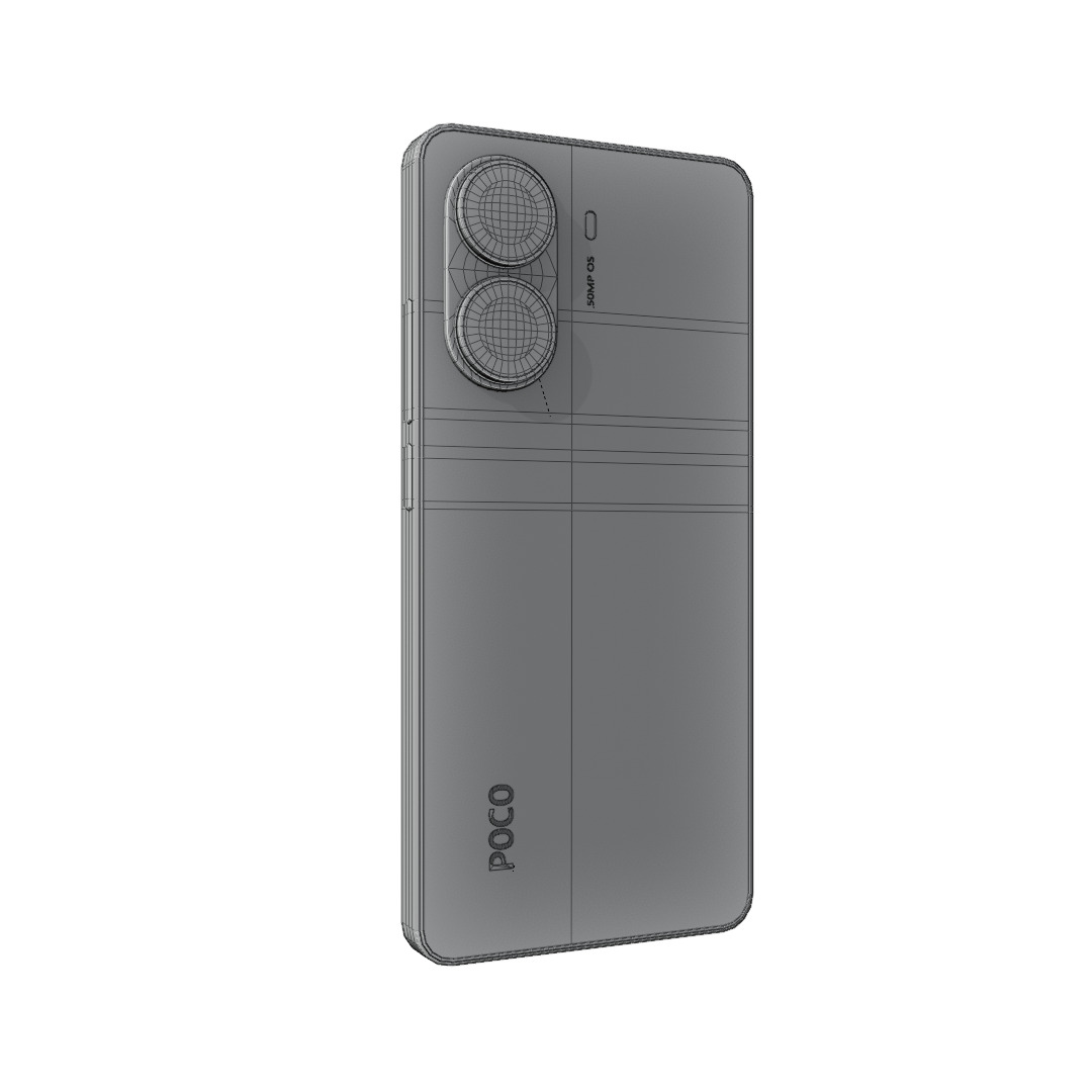 Xiaomi Poco X7 Pro High Quality 3D Model for Realistic Rendering 3D model_25