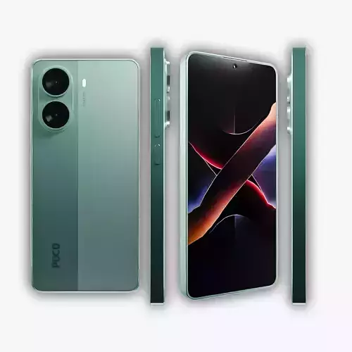 Xiaomi Poco X7 Pro High Quality 3D Model for Realistic Rendering 3D model