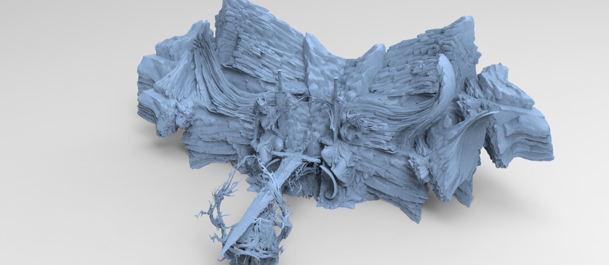 Avalon Gate mountain 9 no doorway 3D model_2