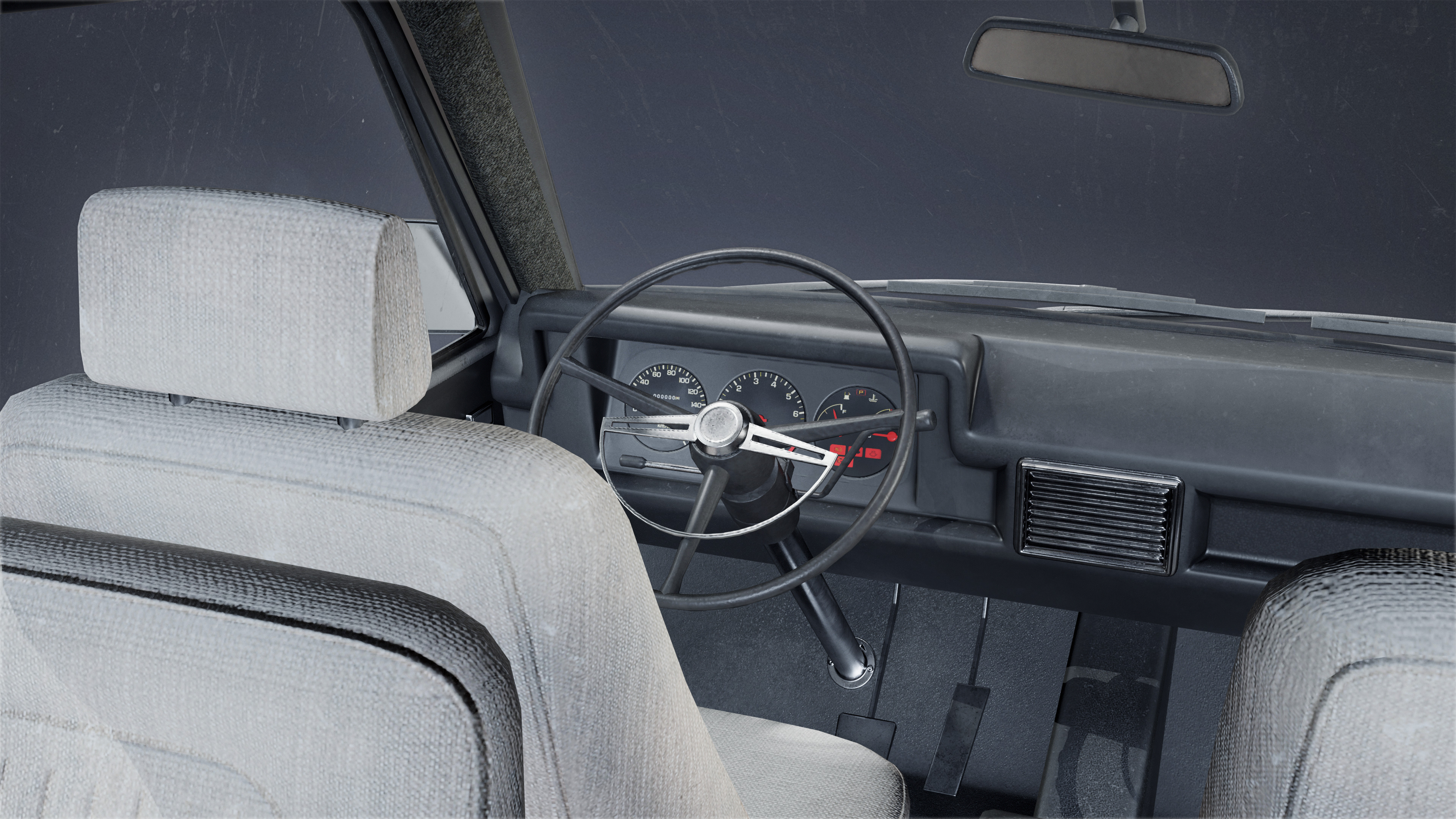 VEHICLES - Van 02 - LOW POLY Low-poly 3D model_6