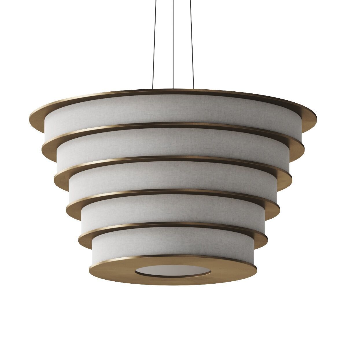 CPRN Homood Cocoon Chandelier Pendant Lamp 3D model_1