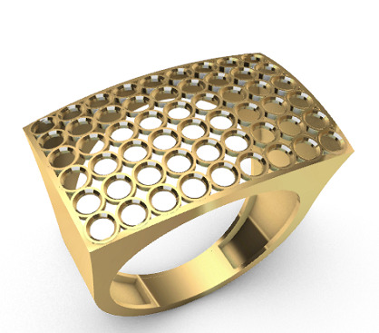 Modern rings 3D Print Models 11-14   23-28 3D print model_7