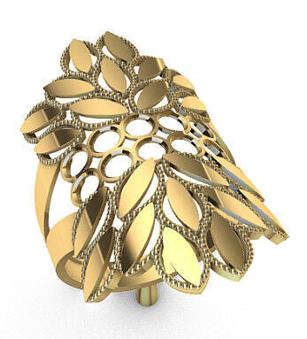 Modern rings 3D Print Models 11-14   23-28 3D print model