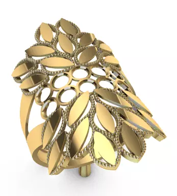 Modern rings 3D Print Models 11-14   23-28 3D print model_0