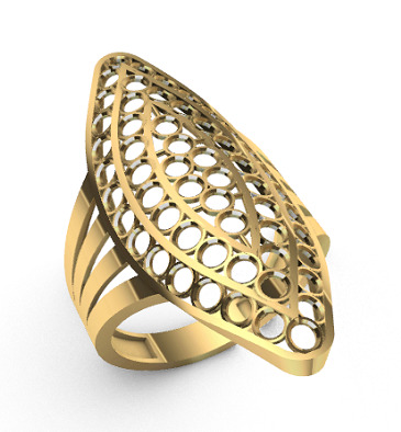 Modern rings 3D Print Models 11-14   23-28 3D print model_9