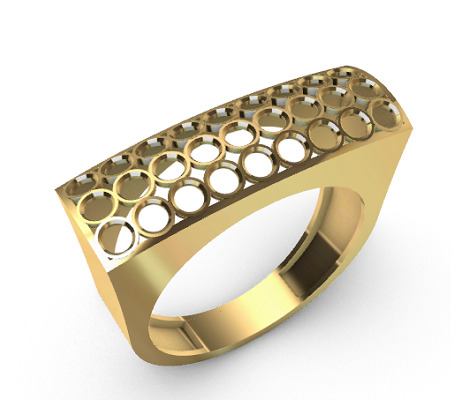 Modern rings 3D Print Models 11-14   23-28 3D print model_4