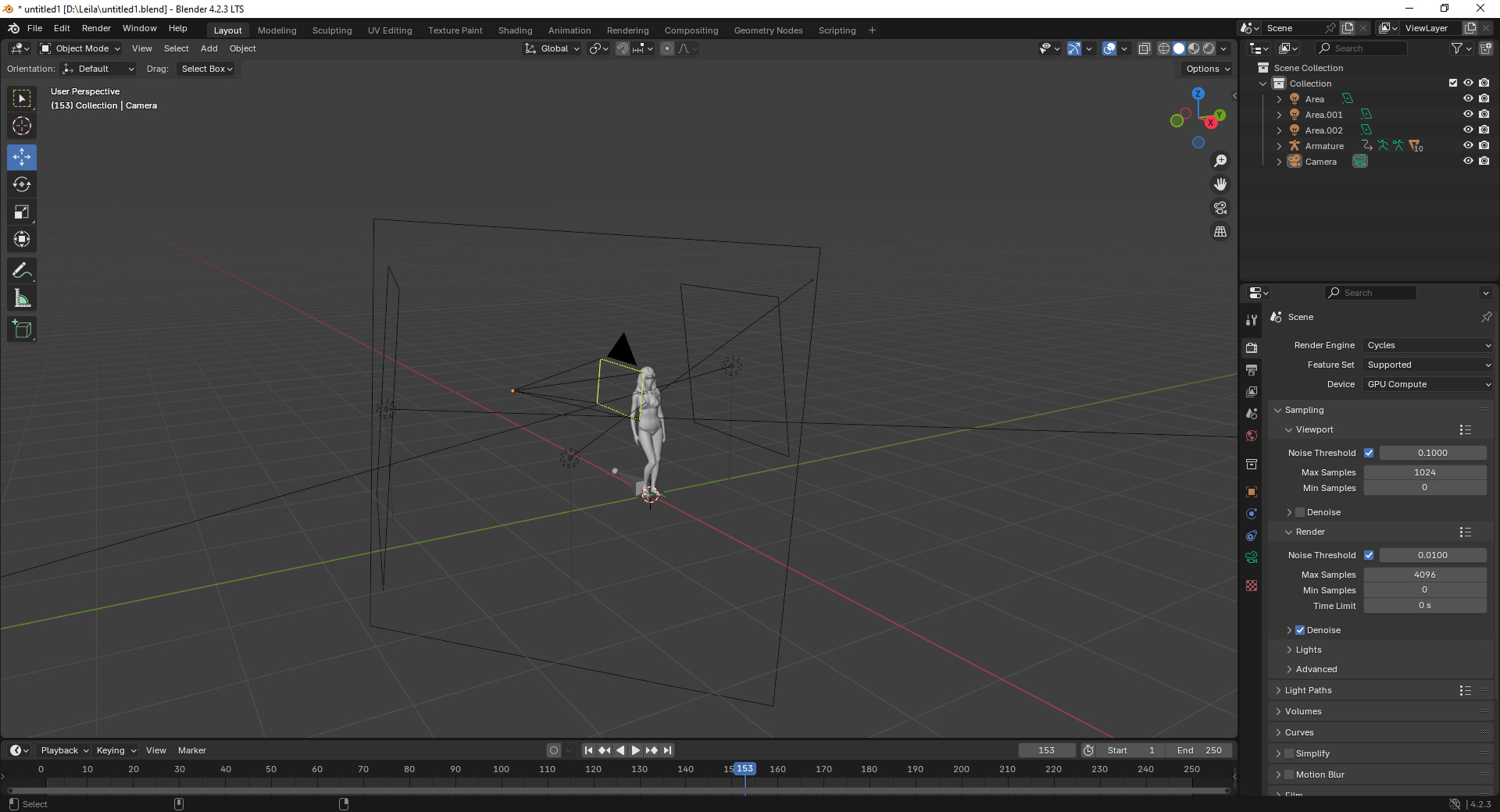 Leila 3D Model Low-poly 3D model_5