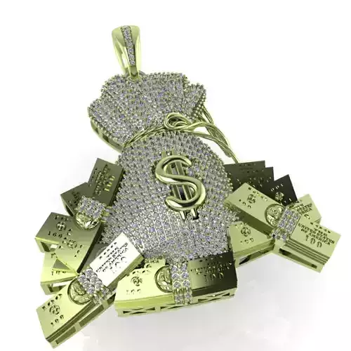 Money Bag Pendant