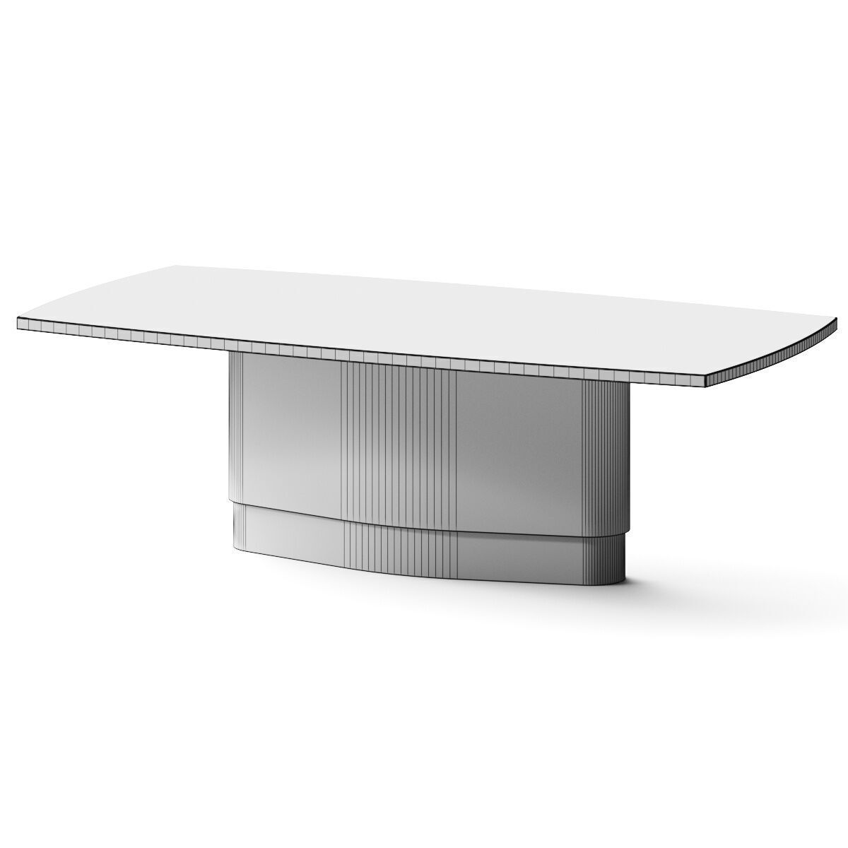 Stylish Club Elea Dining Table 3D model_2
