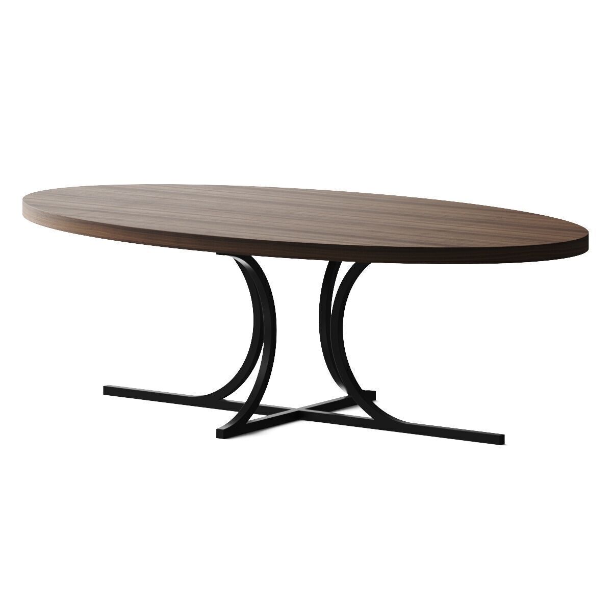 Stylish Club Bridge Dining Table 3D model_1