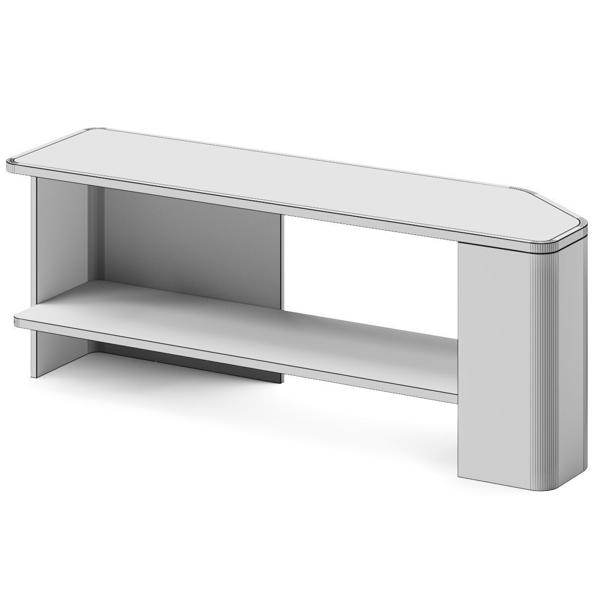Stylish Club Margem Console Table 3D model_1