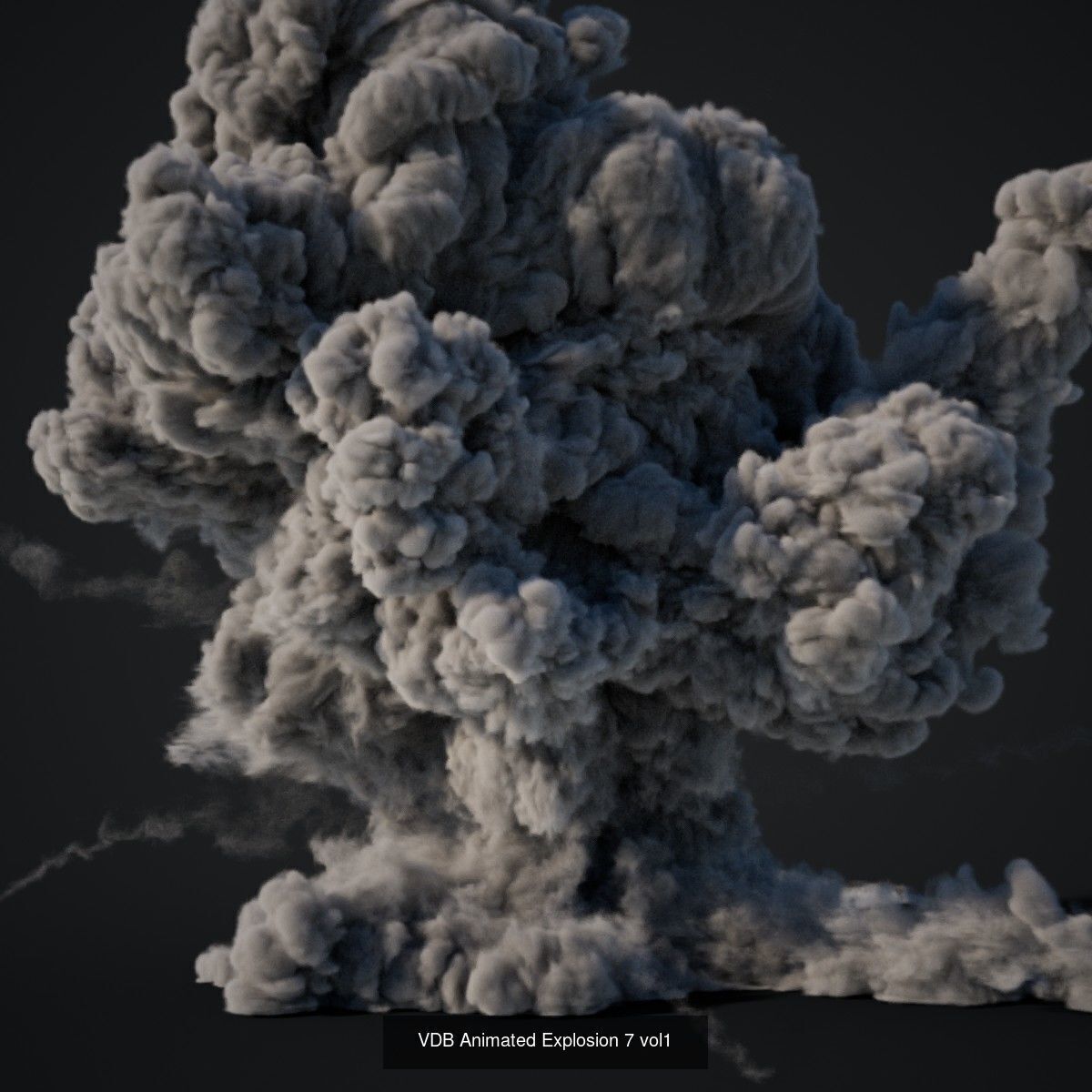 VDB Animated Explosion Pack vol1 Part2 3D Model Collection_10