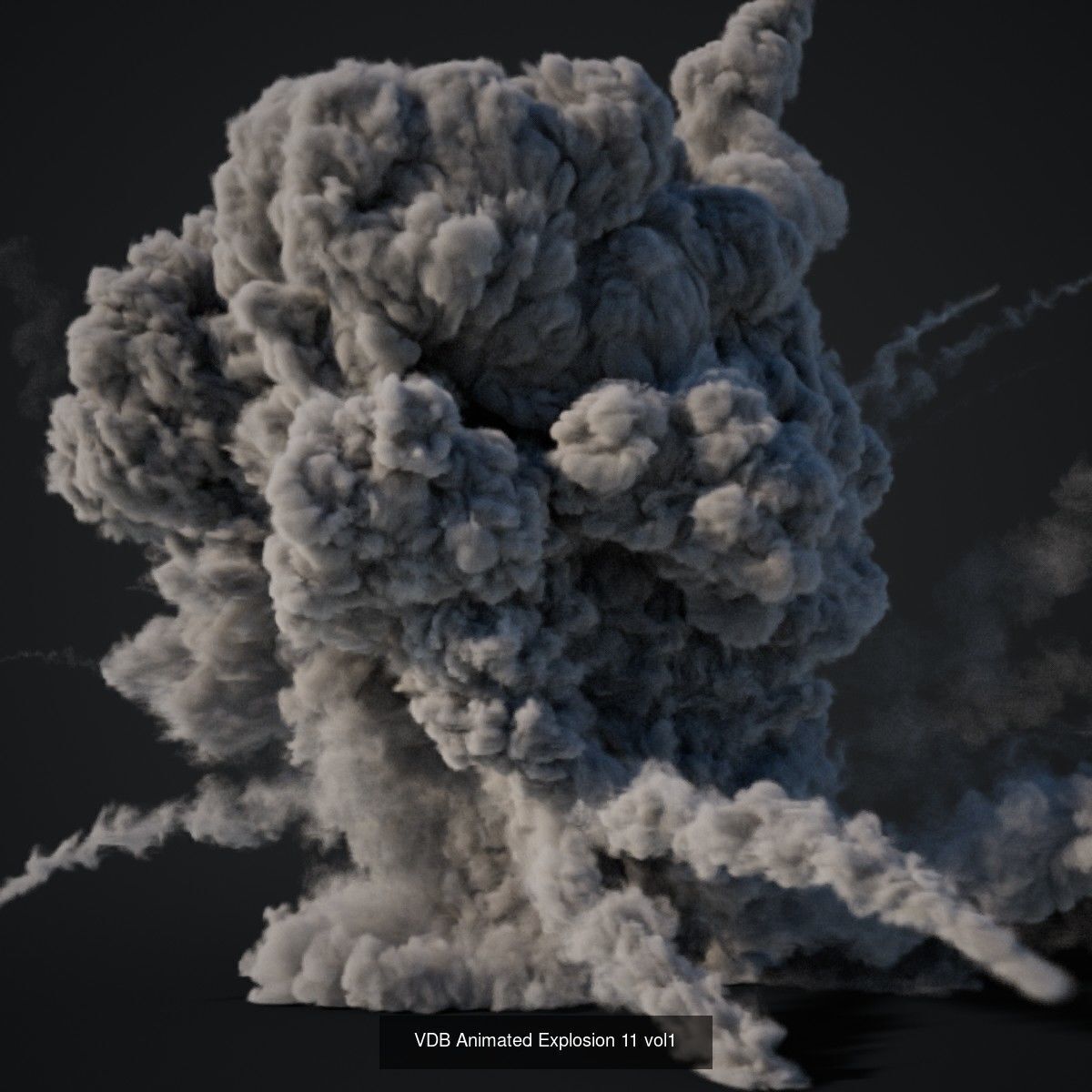 VDB Animated Explosion Pack vol1 Part2 3D Model Collection_12