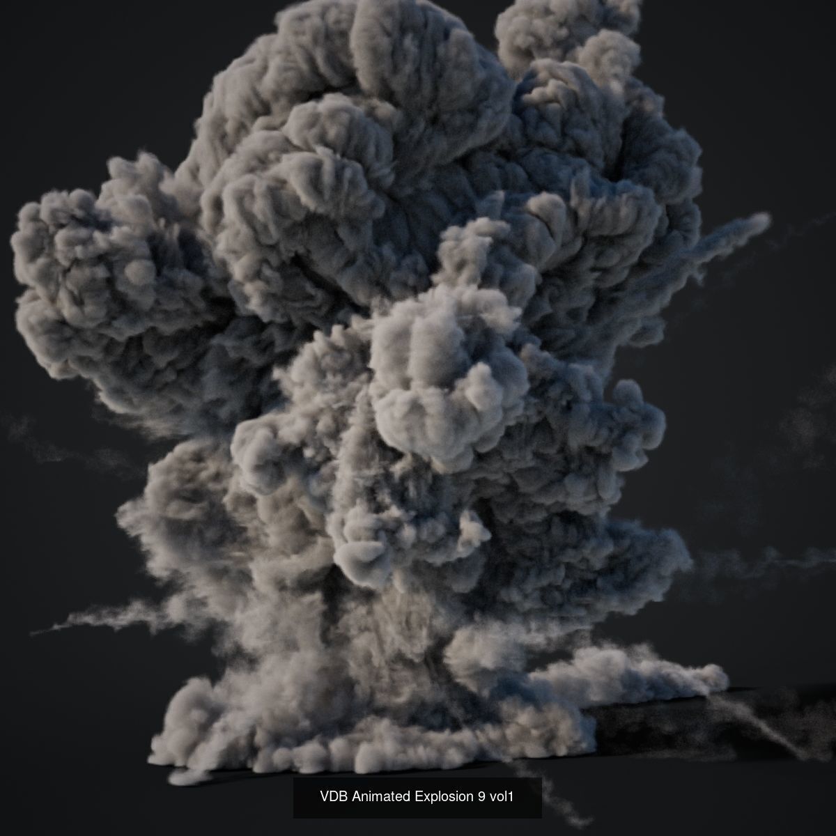 VDB Animated Explosion Pack vol1 Part2 3D Model Collection_8