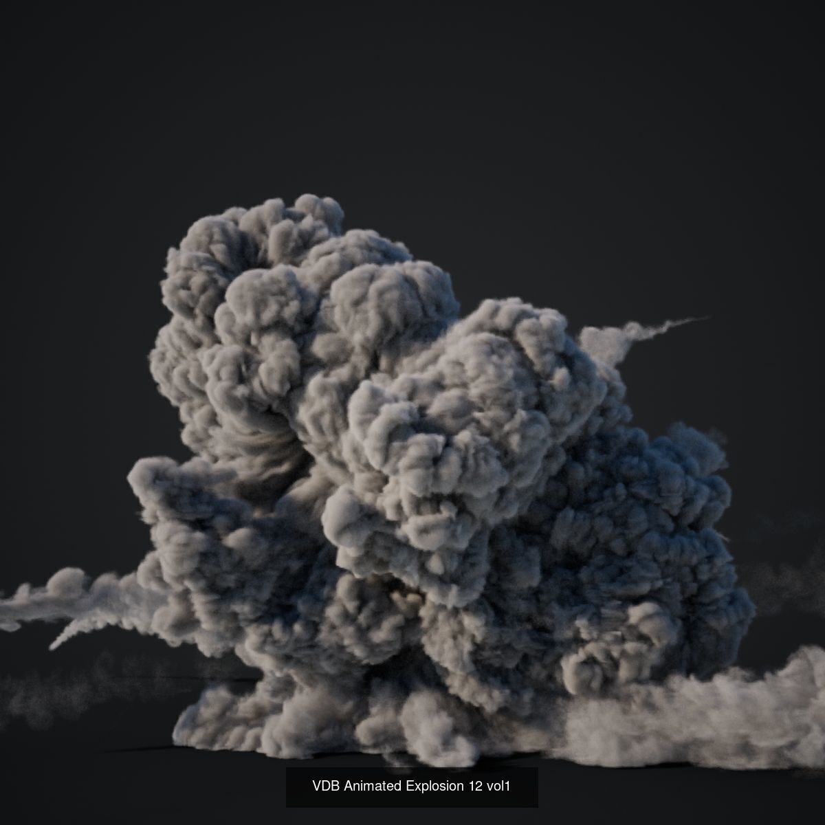 VDB Animated Explosion Pack vol1 Part2 3D Model Collection_11