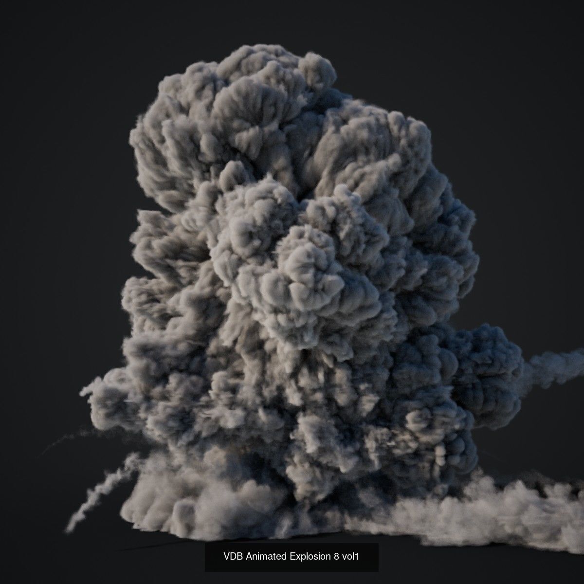 VDB Animated Explosion Pack vol1 Part2 3D Model Collection_9