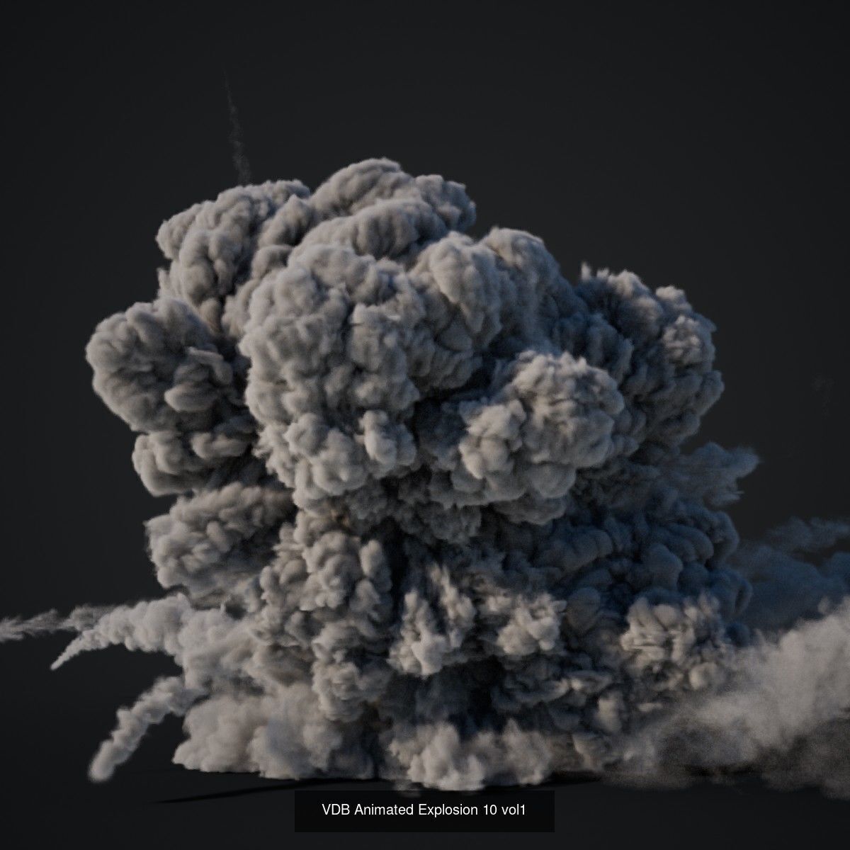 VDB Animated Explosion Pack vol1 Part2 3D Model Collection_13