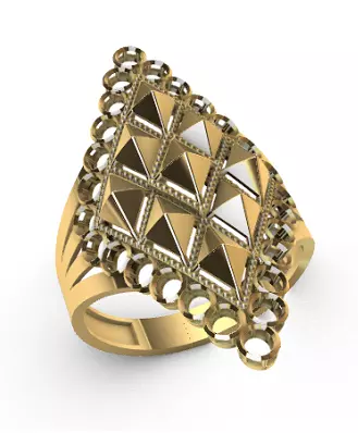 Modern rings 3D Print Models 29-36 3D print model_0