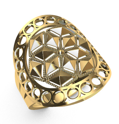Modern rings 3D Print Models 29-36 3D print model_2