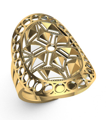 Modern rings 3D Print Models 29-36 3D print model_3