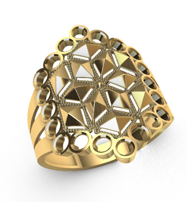 Modern rings 3D Print Models 29-36 3D print model_1