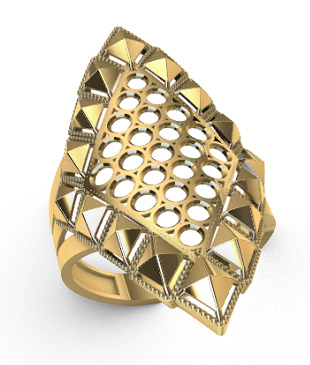 Modern rings 3D Print Models 29-36 3D print model_4