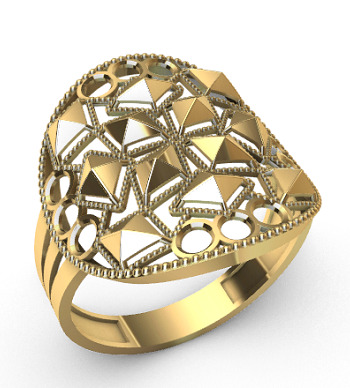 Modern rings 3D Print Models 29-36 3D print model_5