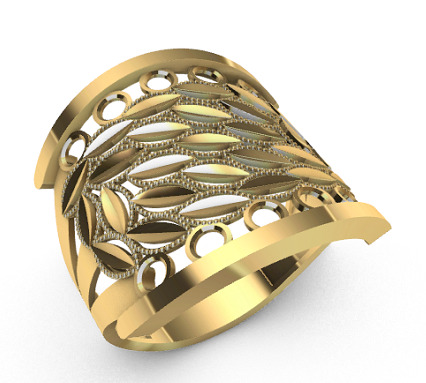 Modern rings 3D Print Models 29-36 3D print model_7