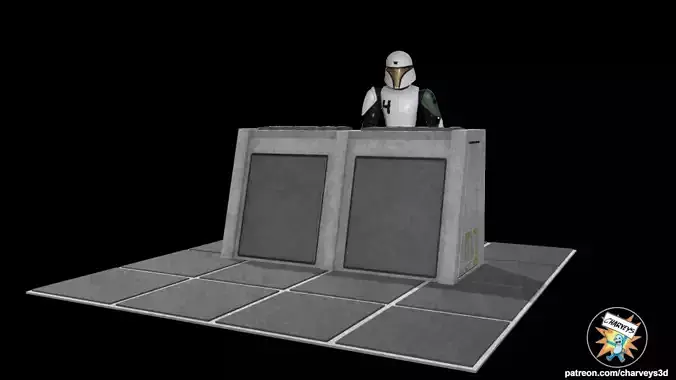  Star Wars Clone Training Course Diorama for action figures